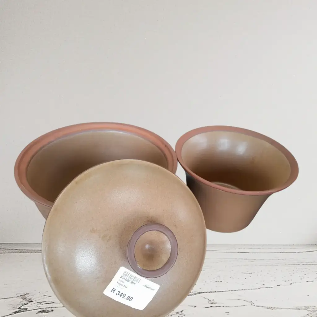 4 Piece Clay Pots - View 2