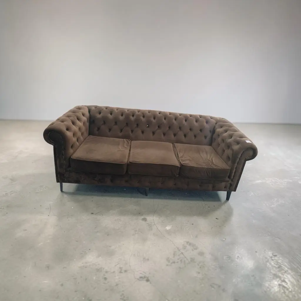 3 Seater Brown Couches - View 2