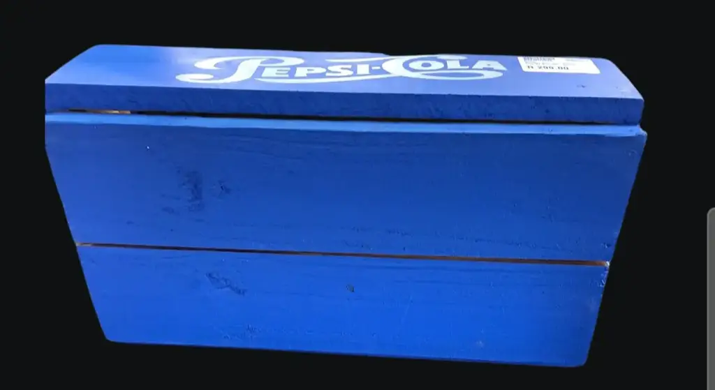 Pepsi Small Wooden Crate - View 2