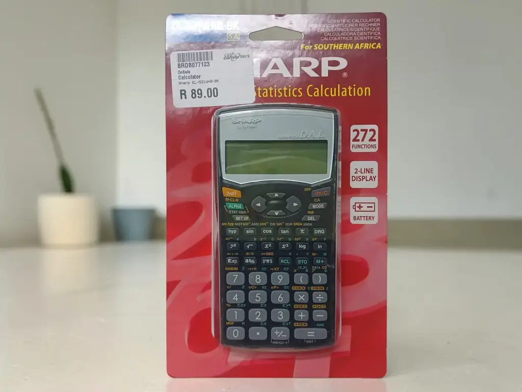 Sharp El-531Whb-Bk Advanced D.A.L. Scientific Calculator