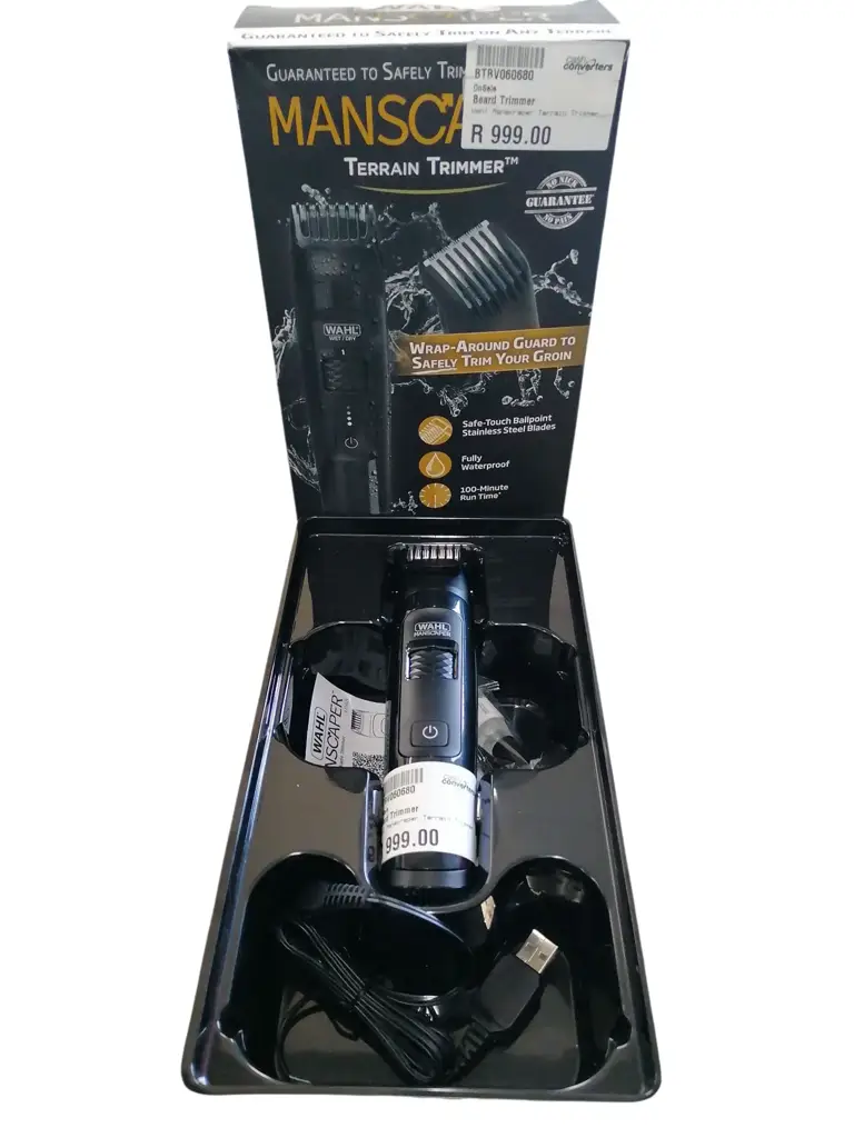 Wahl Manscaper Terrain Lithium-Ion Cordless/Usb Beard Trimmer Body Trimmer
