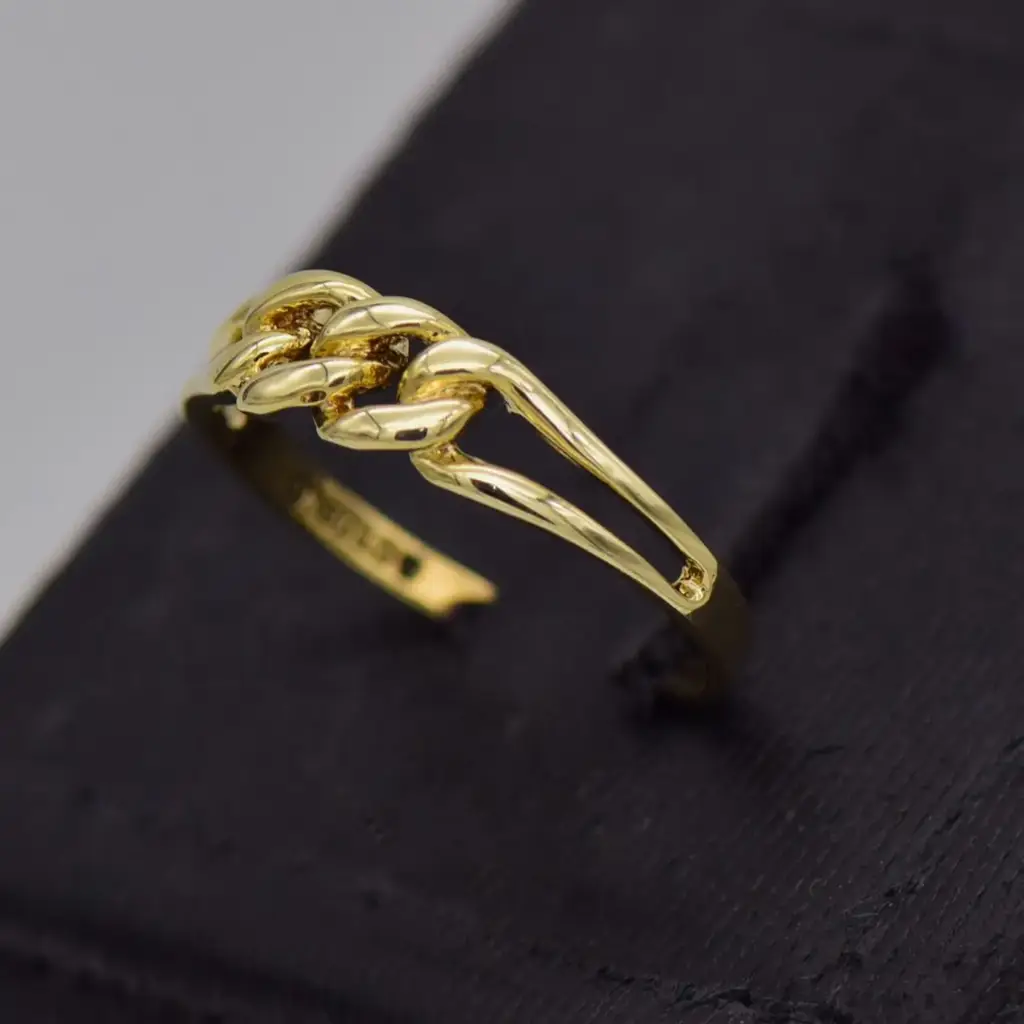 9ct Yellow Gold Dress Ring - View 3