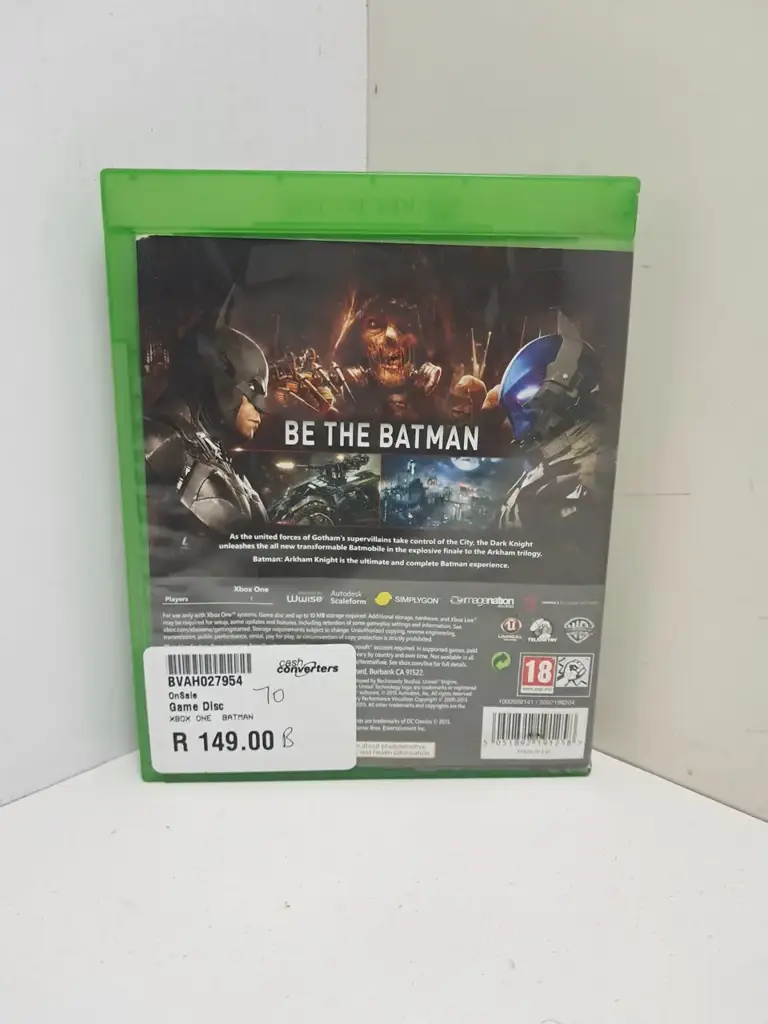 Xbox One Game Disc. Batman Arkham Knight - View 3