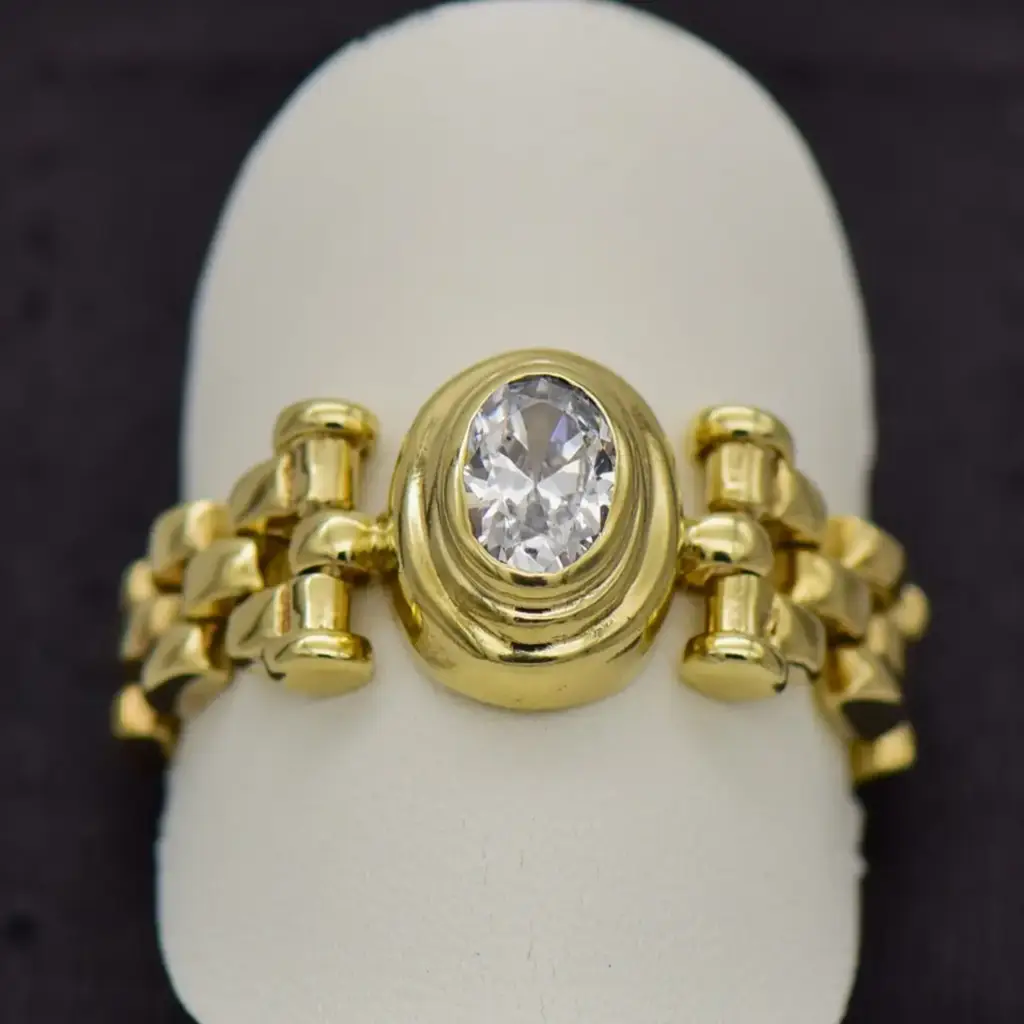 9ct Yellow Gold Belt Ring