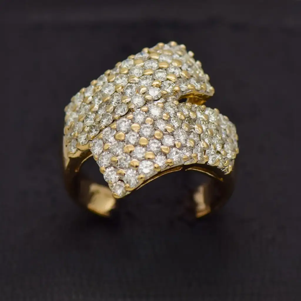 17ct Yellow Gold Dress Ring