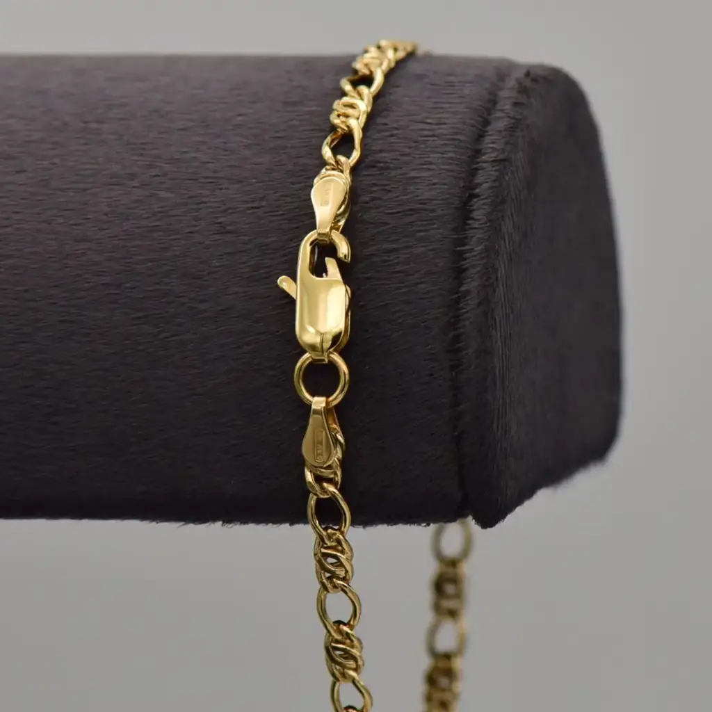 18ct Yellow Gold Bracelet Fancy-Link - View 2