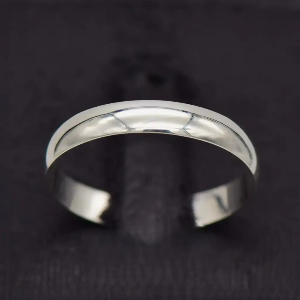 Silver - 925 Wedding Band Plain