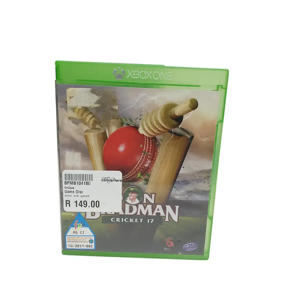 Xbox One Don Bradman Cricket 17