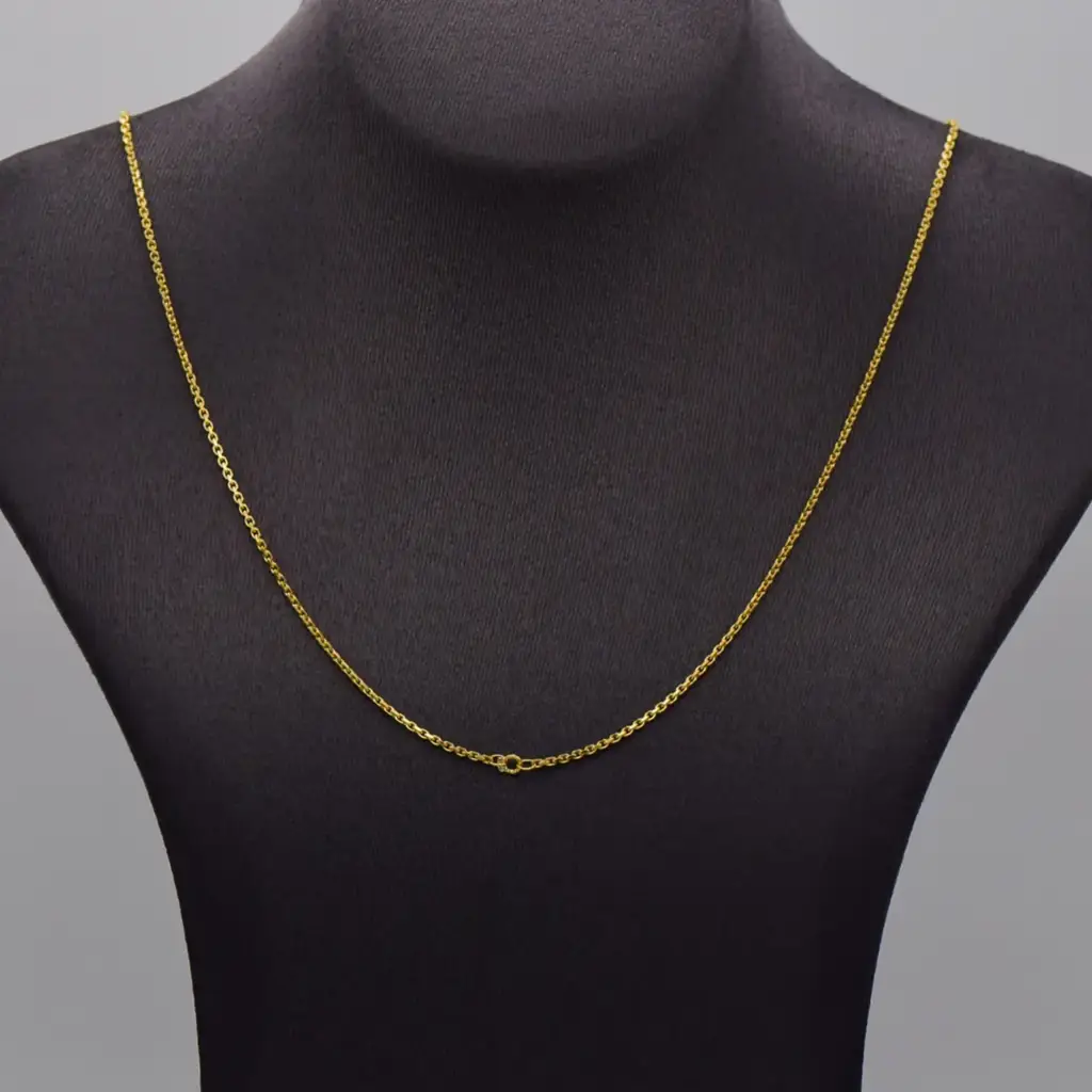 18Ct Yellow Gold Chain Anchor-Link