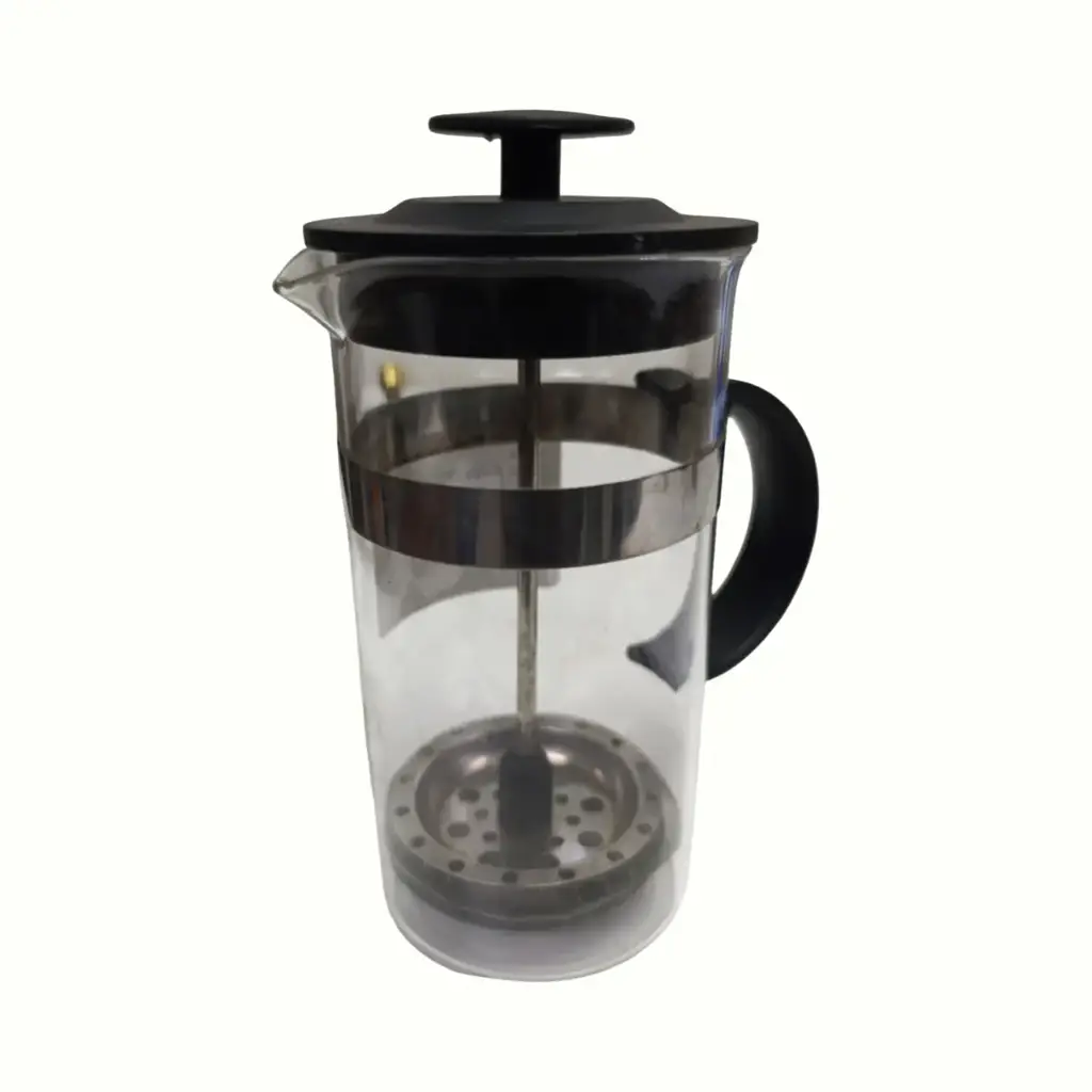 Classic Glass & Stainless Steel French Press Coffee Maker - View 2