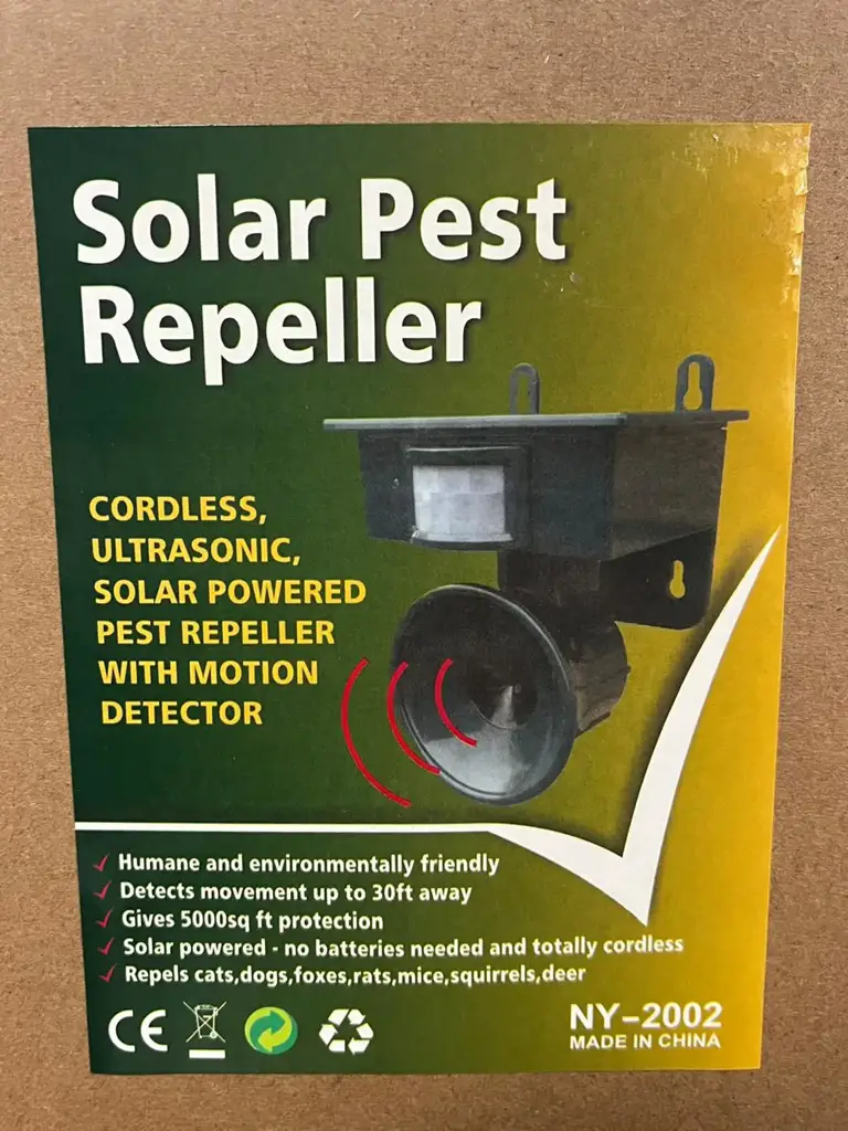 Pest Repeller Solar Powered Pir Motion Sensor - View 3