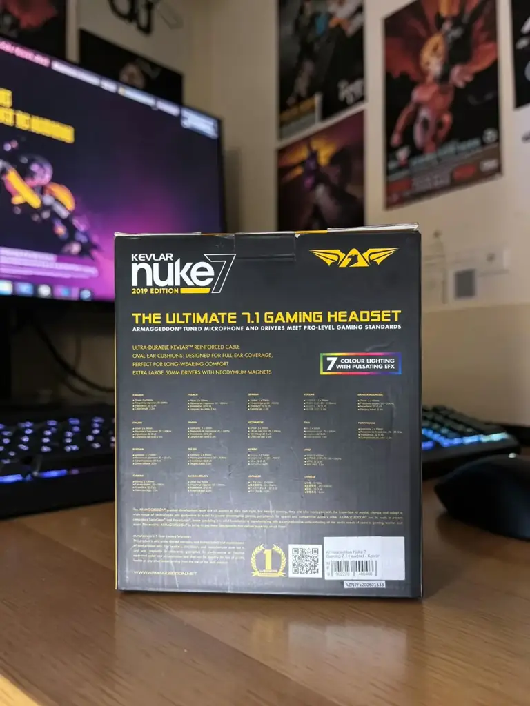 Armaggeddon Nuke 13R 7.1 Surround Sound Rgb Gaming Headset - View 2