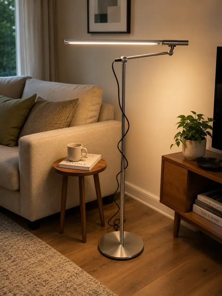 Modern Led Floor Lamp – Adjustable Arm