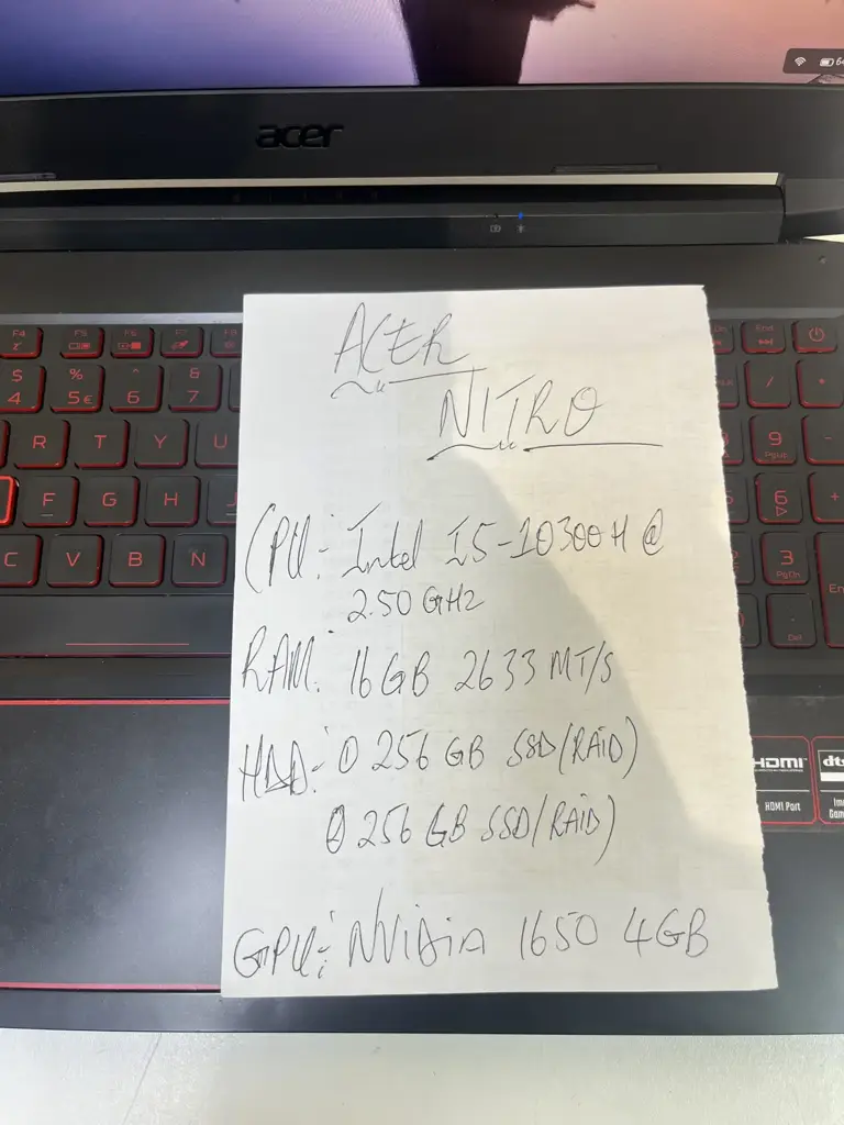 Acer Nitro 5 An515-55-52Fn Gaming Notebook Pc - View 4