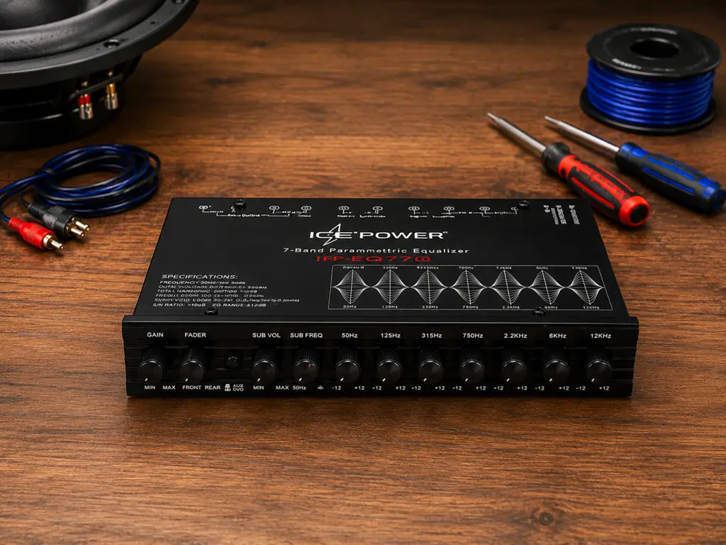 Ice Power Ipeq770 | 7-Band Car Audio Equalizer - View 2