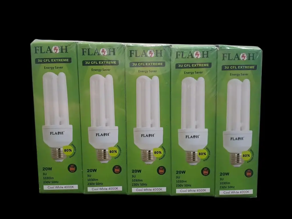 Flash 20W 3U CFL Extreme Energy Saver Light Bulbs (10-Pack)