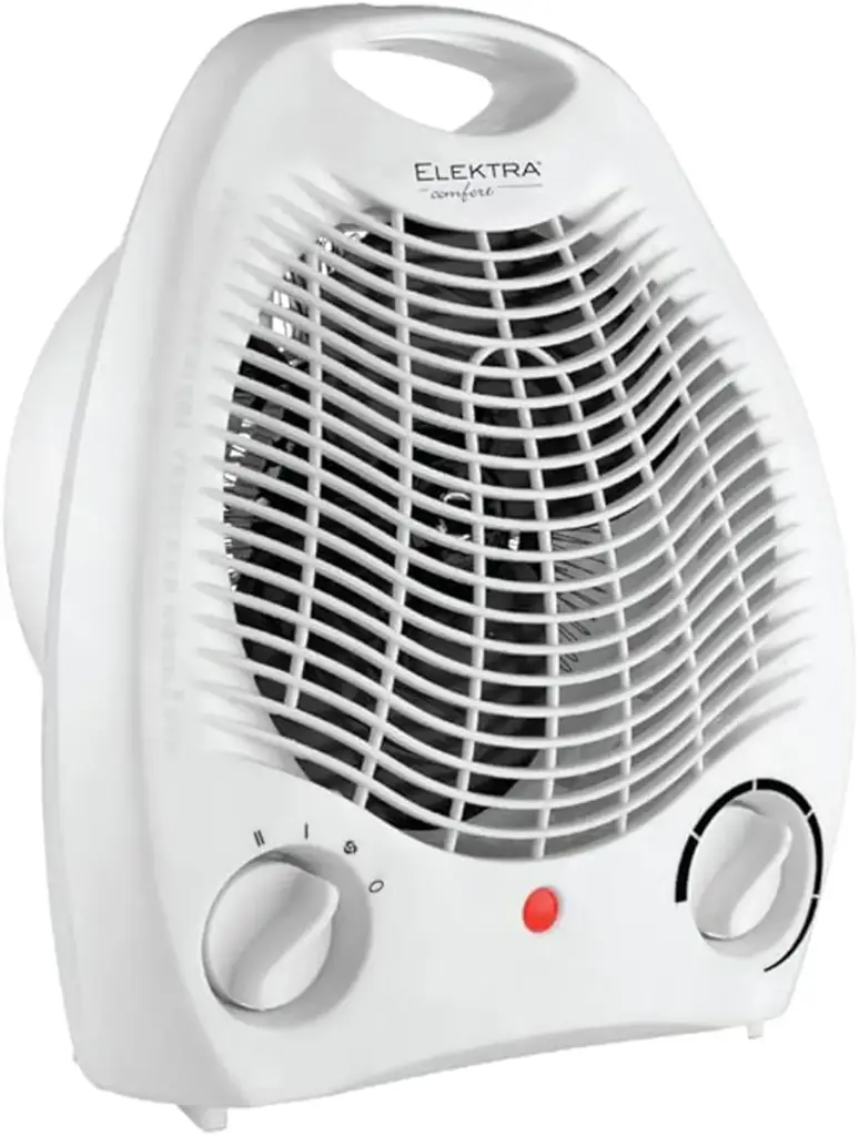 Elektra Sel-2601 Classic Fan Heater, White - View 2