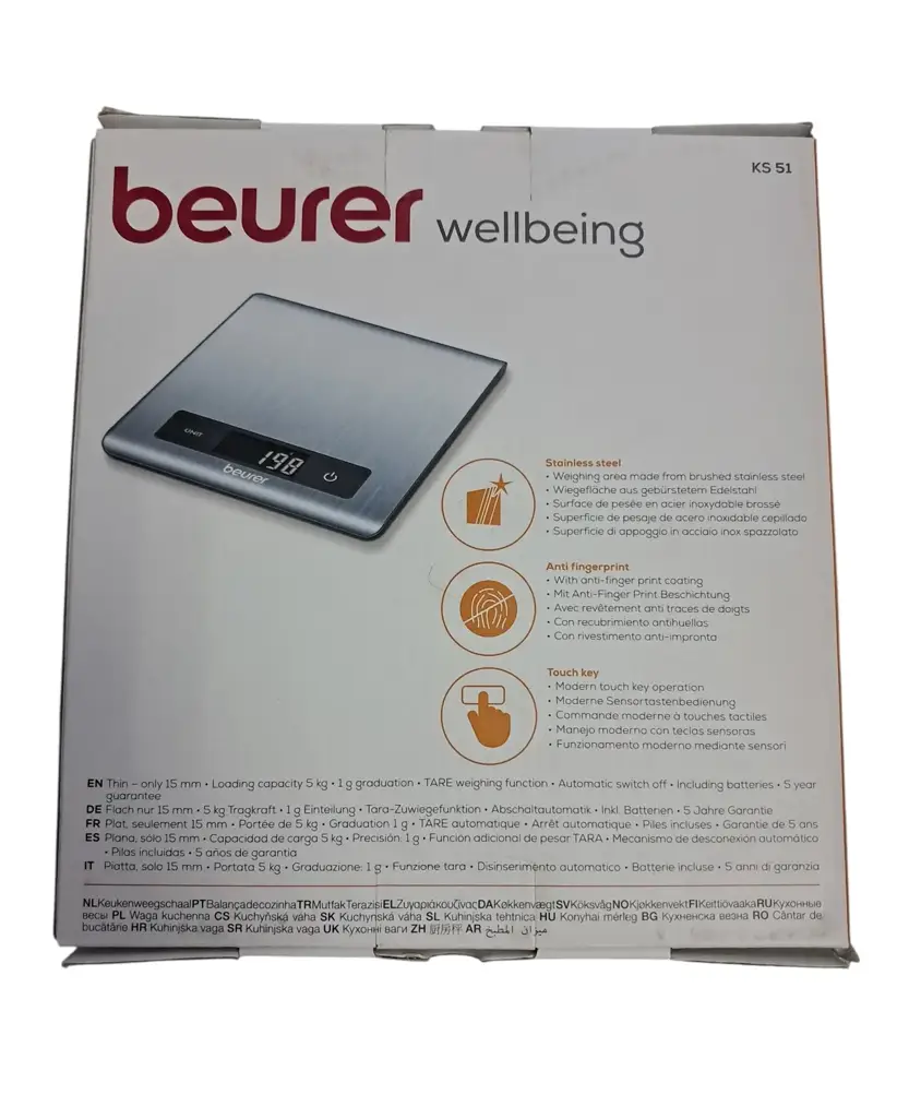 Beurer Ks51 Kitchen Scale - View 2