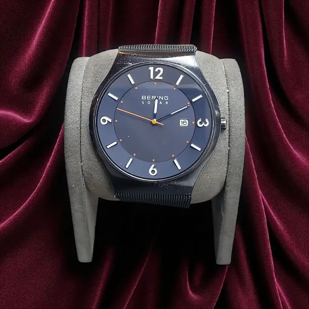 Solar 14440-393 Brushed Blue Men's Analogue Watch