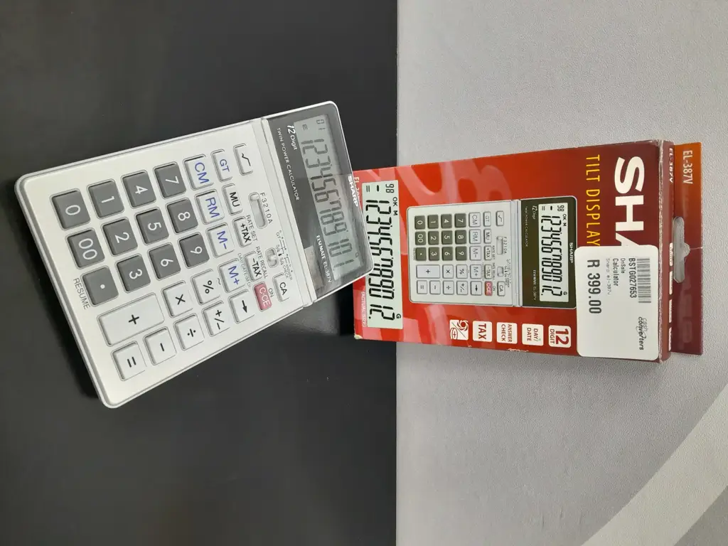 Sharp El387v Multifunction Calculator