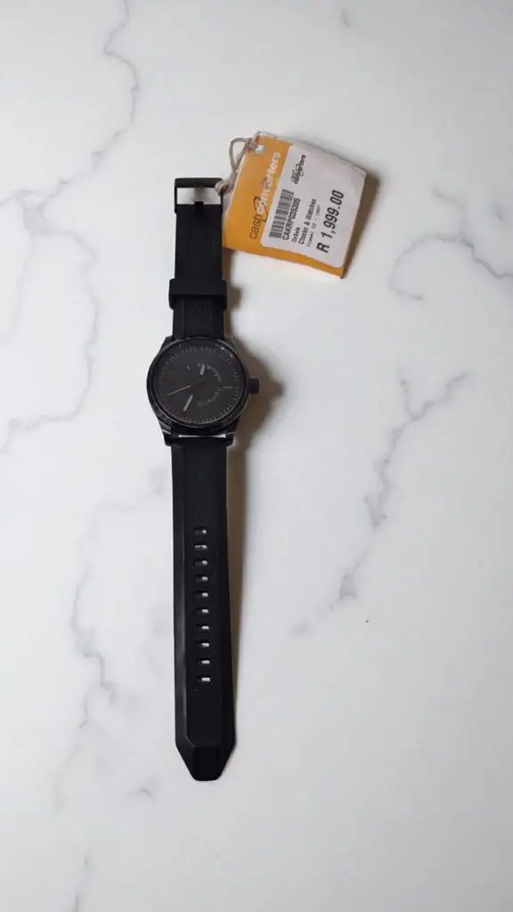 Diesel Watch Silocone Black Strap