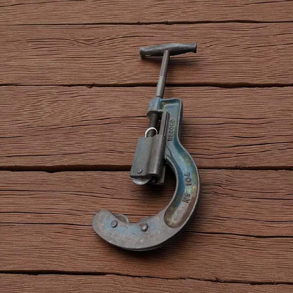 Vintage Record No 104 Heavy Duty Pipe Cutter 2.5" To 4"