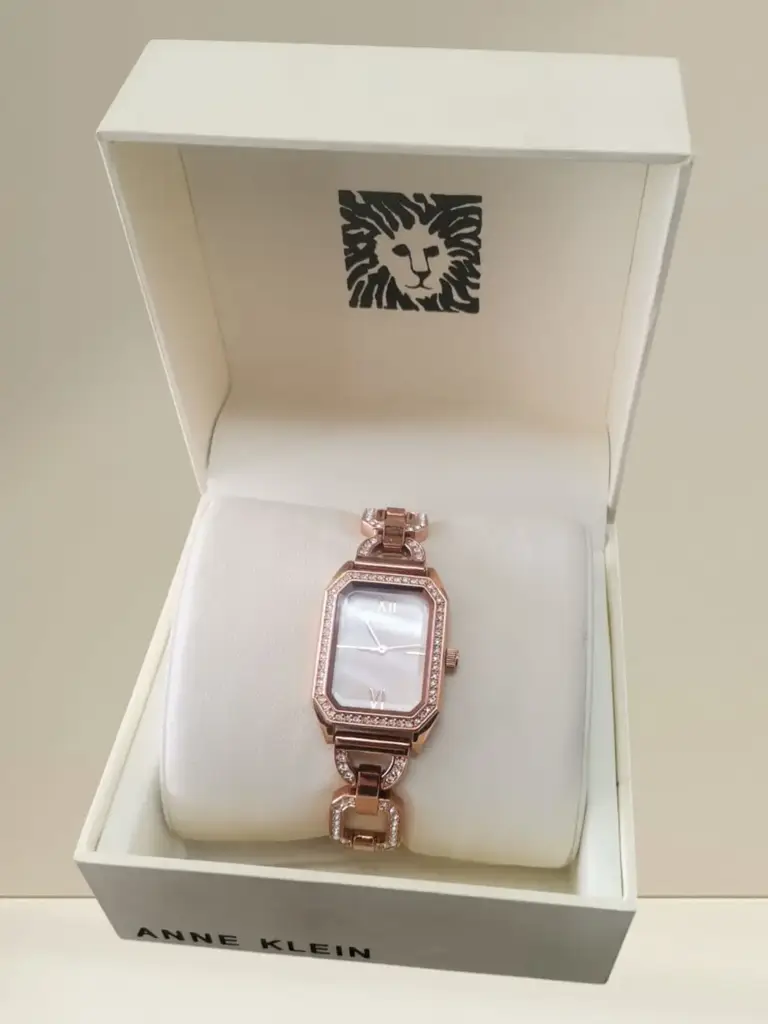 Anne Klein Crystal Accented Open Link Watch 925 - View 3