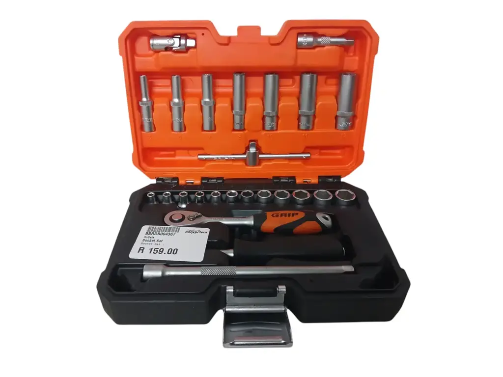 Grip Chrome Vanadium Socket Set