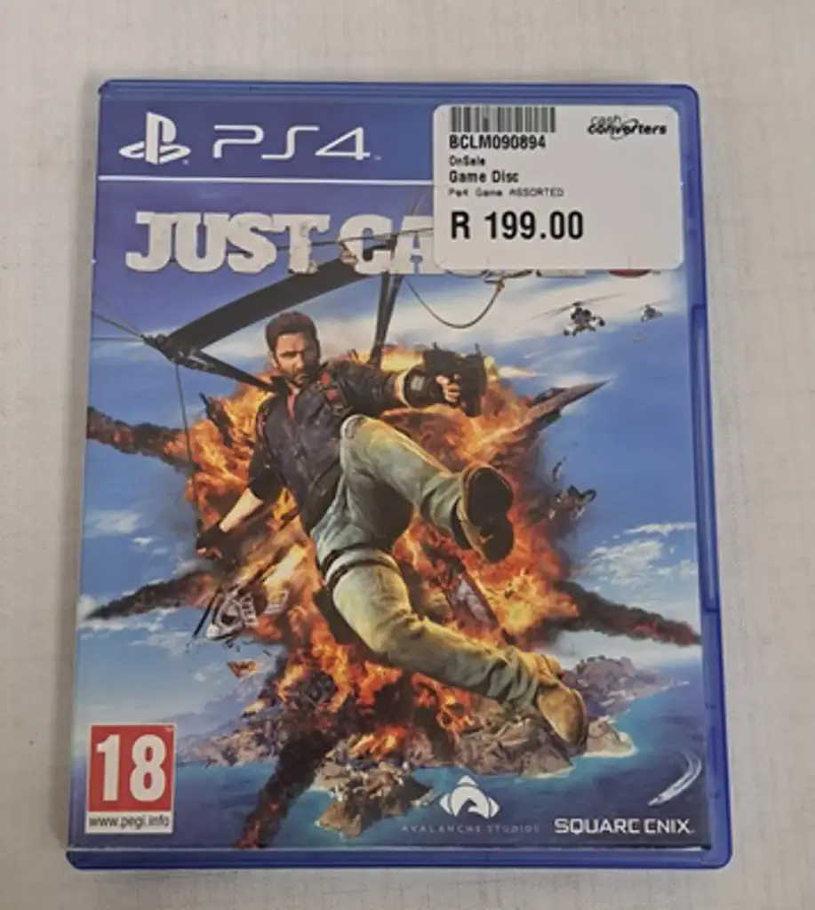 Ps 4 Game Disc Just Cause 3