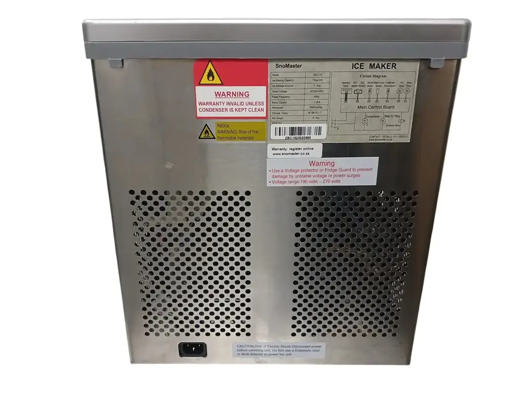 Snomaster Zbc-15 Ice Maker - View 4