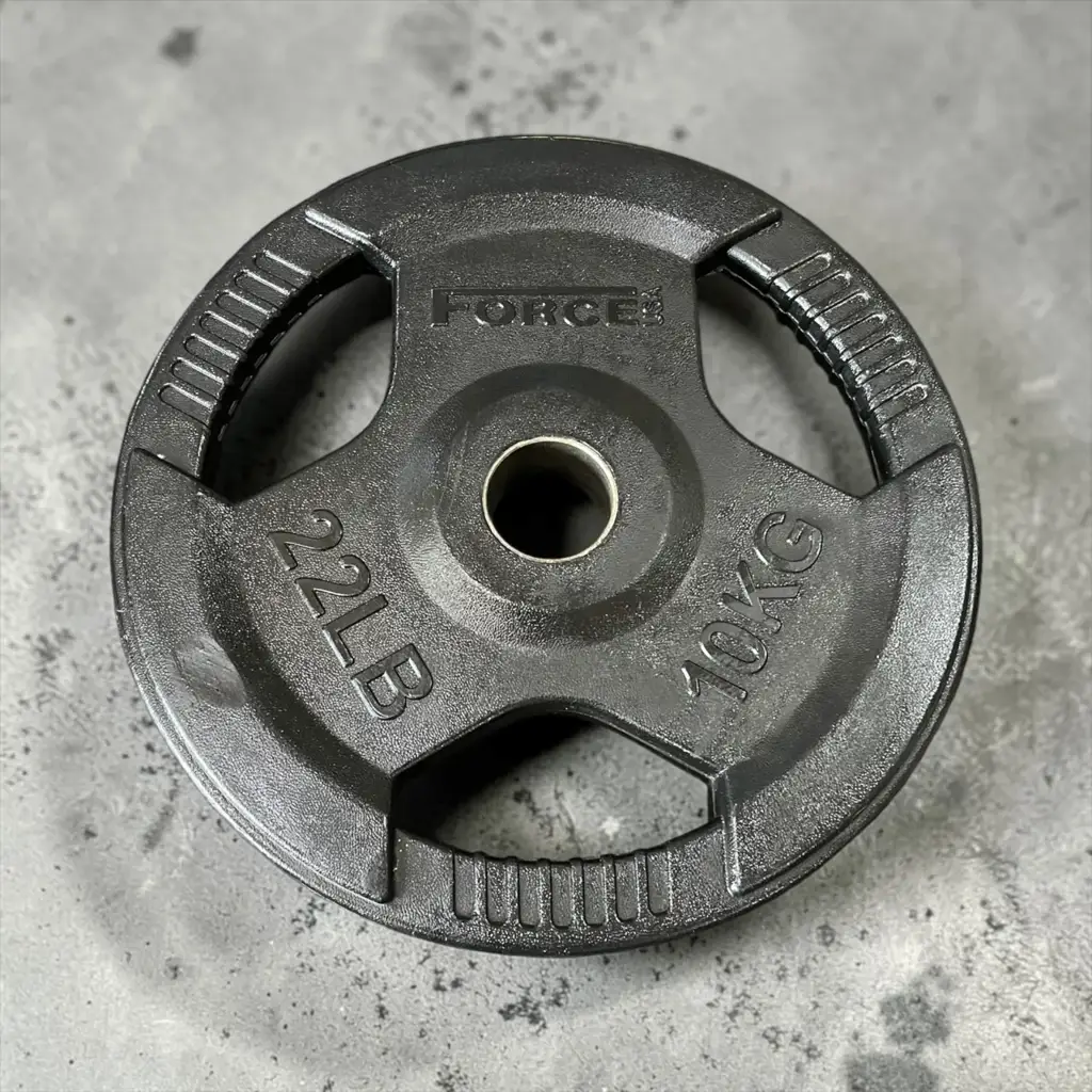 Force 10Kg Olympic Weight Plate - View 2