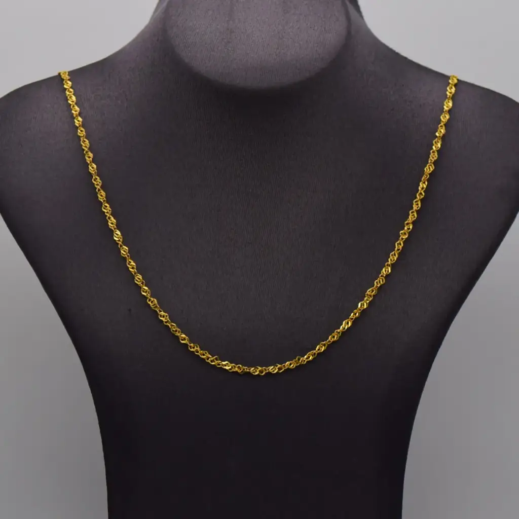 9ct Yellow Gold Chain Twisted - Link