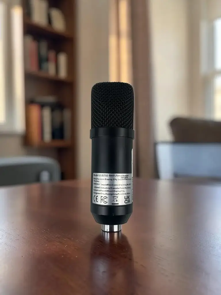 Usb700 Studio Condenser Microphone – Matte Black - View 2