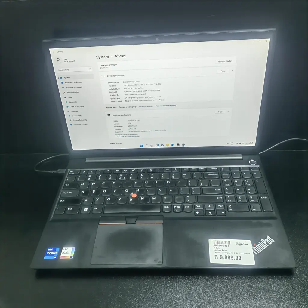 Lenovo Thinkpad E15 G4 I7-12Th Gen 8Gb Ram 500Gb Sdd - View 4
