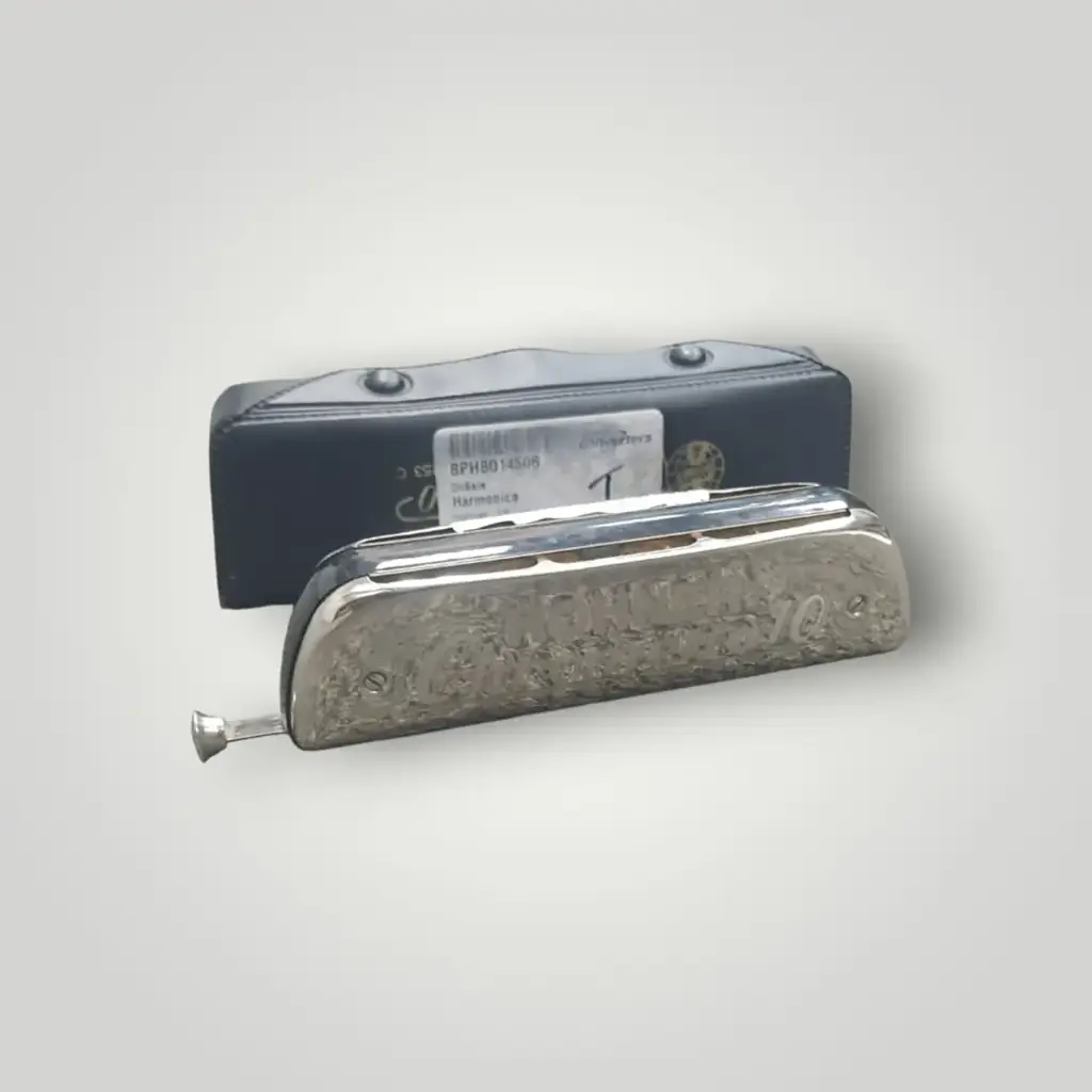 Hohner Chrometta 10 Chromatic Harmonica – 40 Reed - View 3