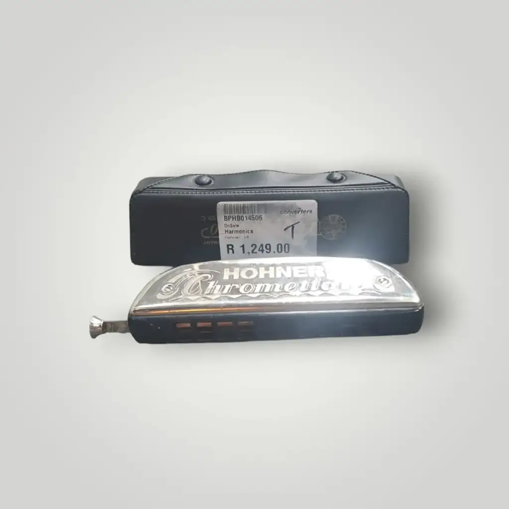 Hohner Chrometta 10 Chromatic Harmonica – 40 Reed - View 4