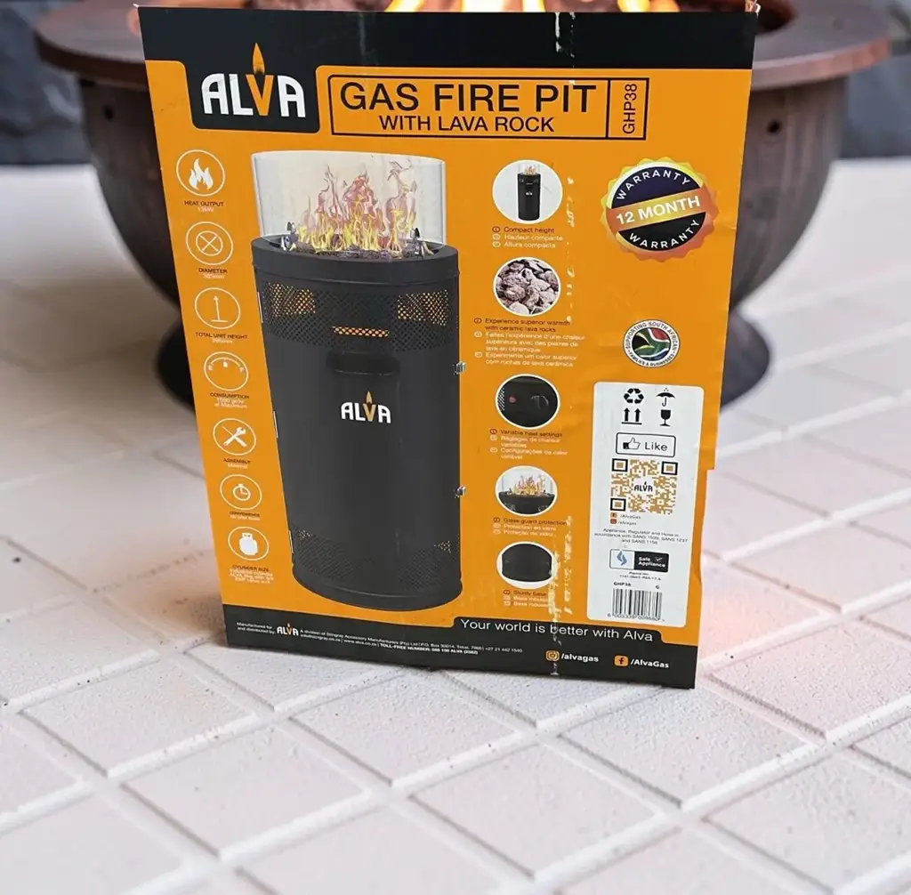 Alva Gas Firepit Heater Ghp38 - View 2