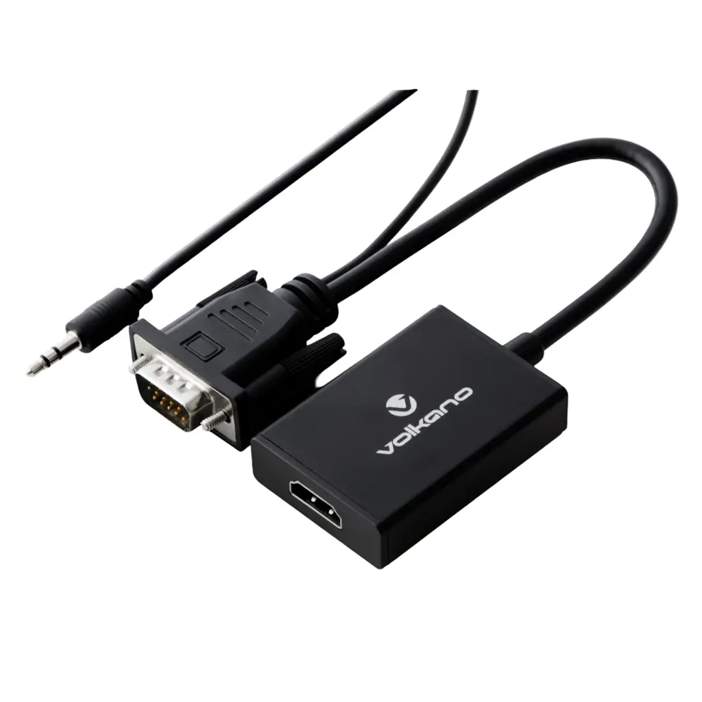 Volkano Append Series Vga Male To Hdmi Female Converter