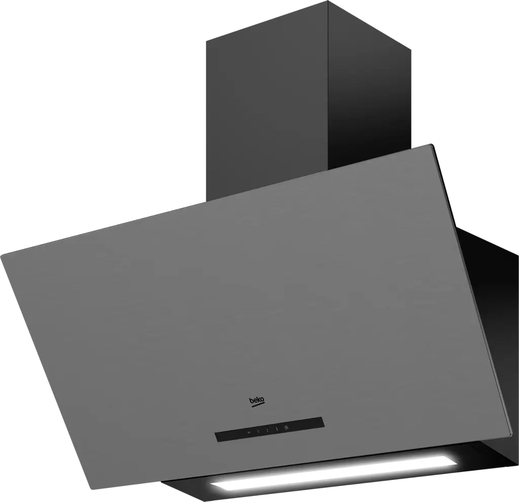 Beko 90Cm Incline Wall Mouted S/Steel - View 2