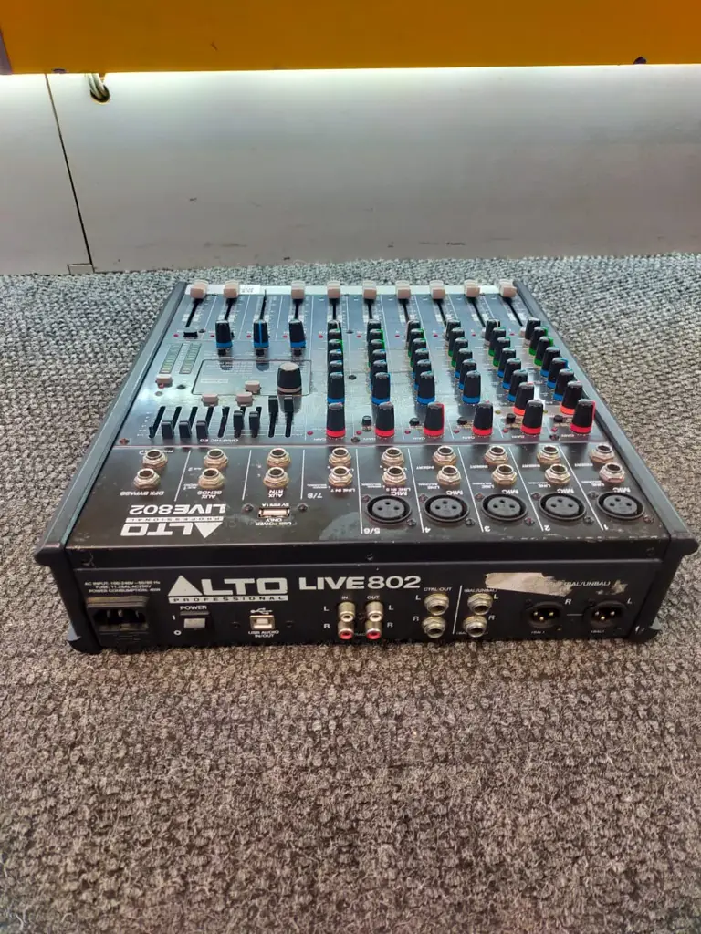 Alto Live 802 Professional 8 Channel/2 Bus Mixer - View 6