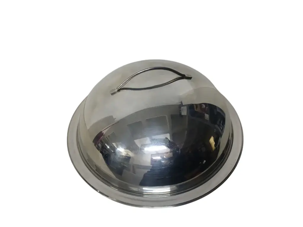 Amc Silver Serving Platter & Dome - View 3