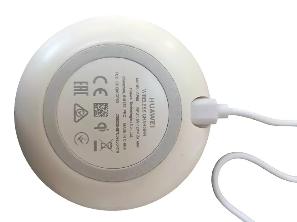 Huawei 15W Wireless Quick Charger Model Cp60 - View 2