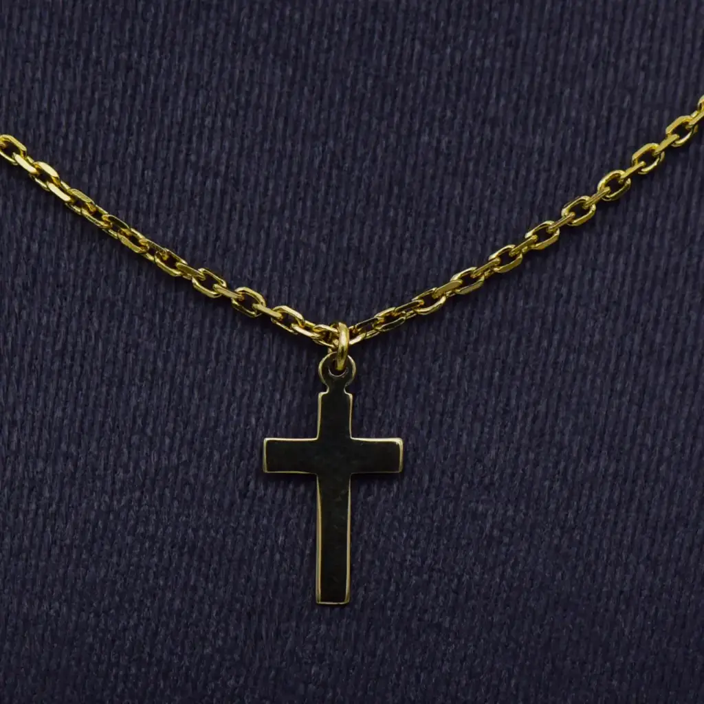 15Ct & 18Ct Yellow Gold Chain & Pendant - View 2