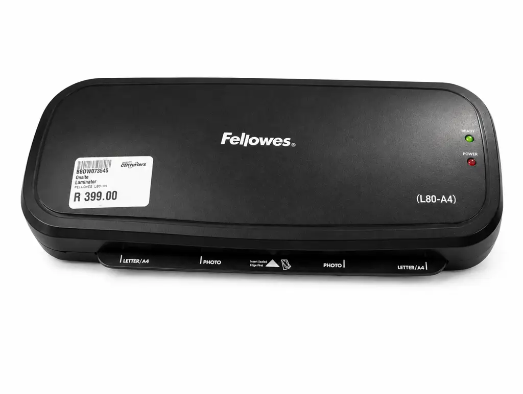 Fellowes L80-A4 Laminator - View 2