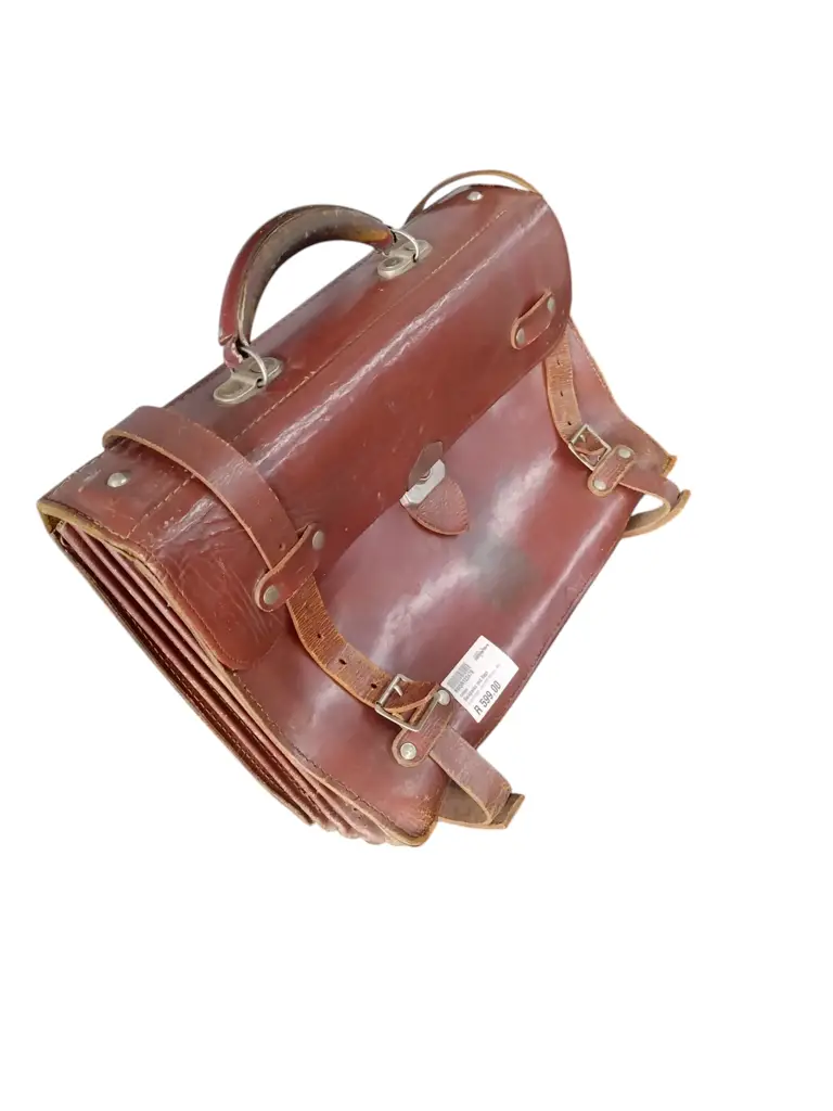 5 Divider Leather School Bag - View 2