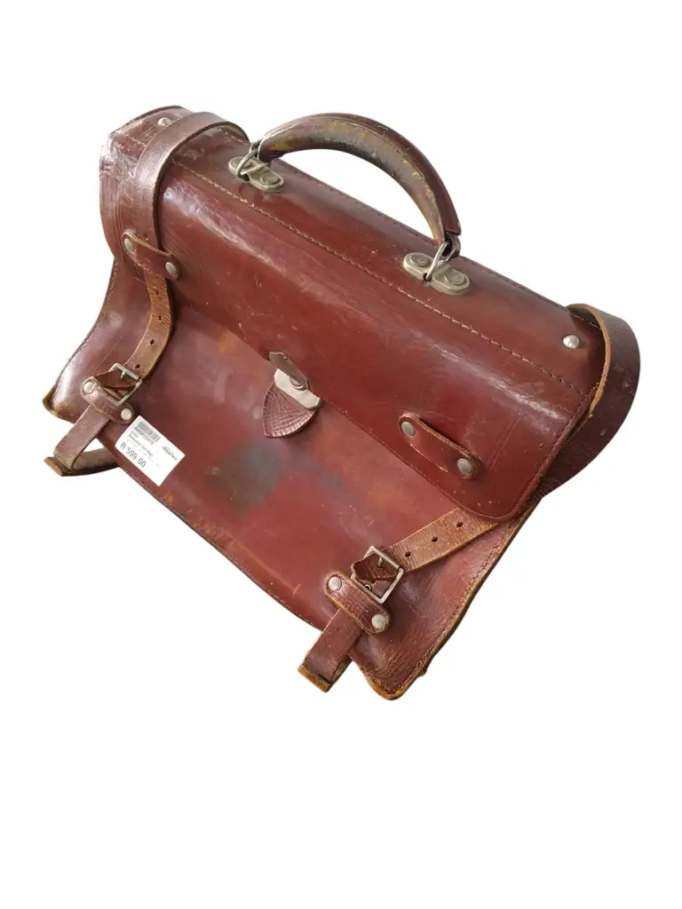 5 Divider Leather School Bag - View 3