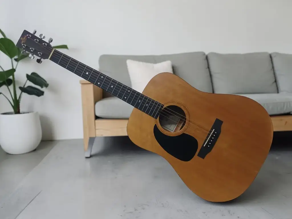 Sigma Dmel Left-Handed Acoustic Guitar