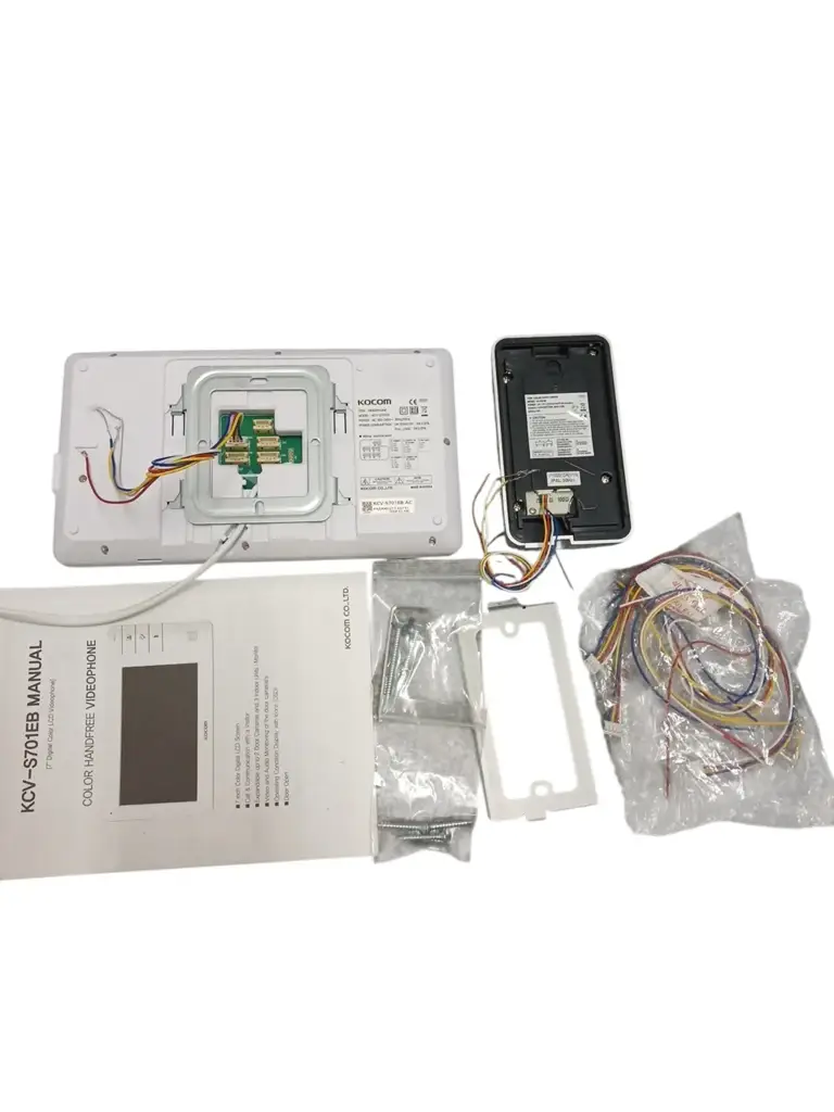 Kocom Kcv-S701eb Kit (Color Videophone 7″ Screen & Calling Unit) - View 3