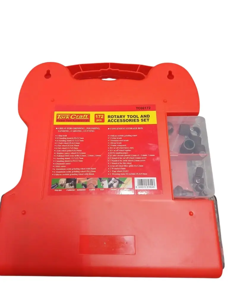 Tork Craft Mini Rotary Tool And Accessory Kit Power Drill - View 4