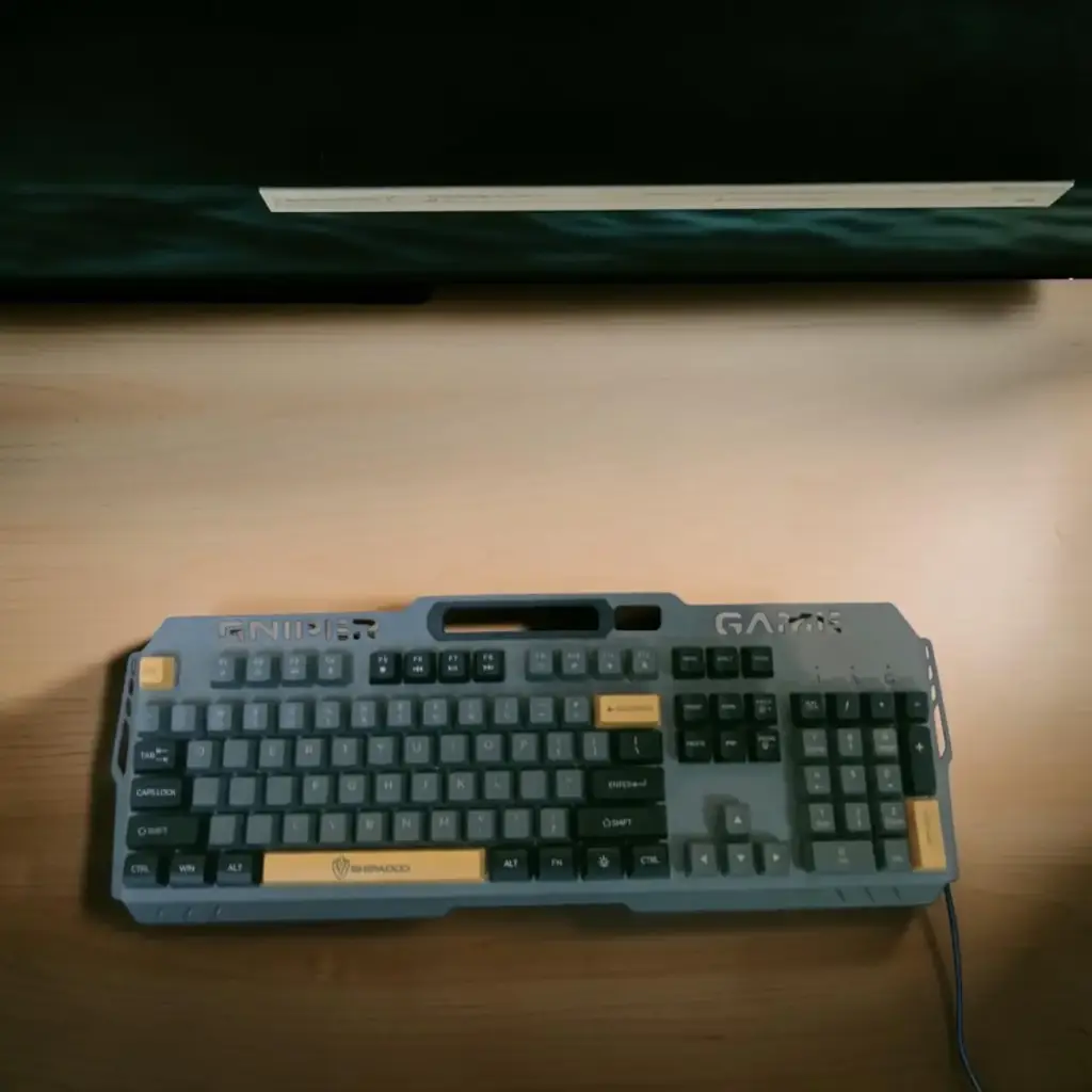 Shipadoo Gk50 Metal Cover Rgb Wired Gaming Keyboard